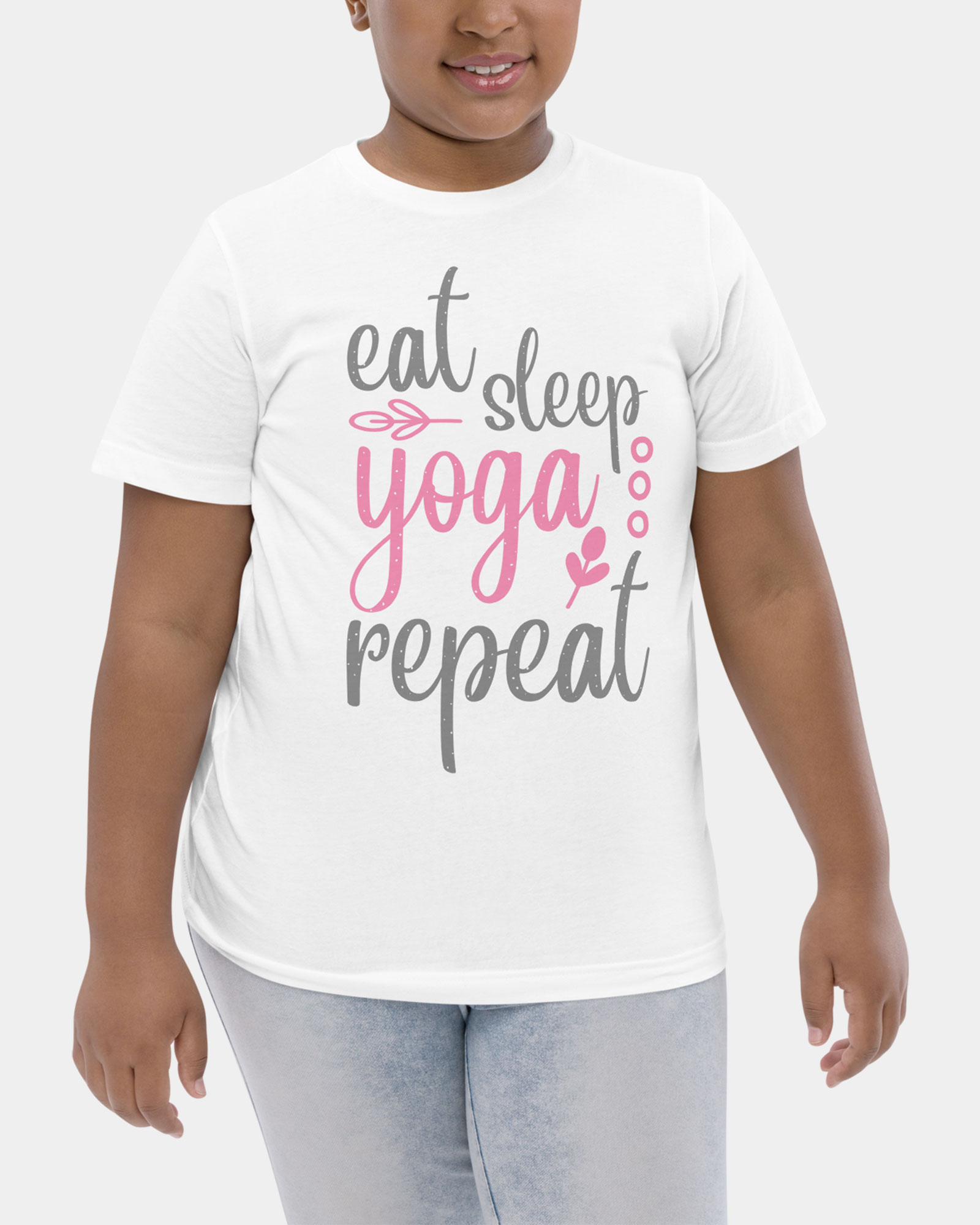 Eat Sleep Yoga Repeat tshirt