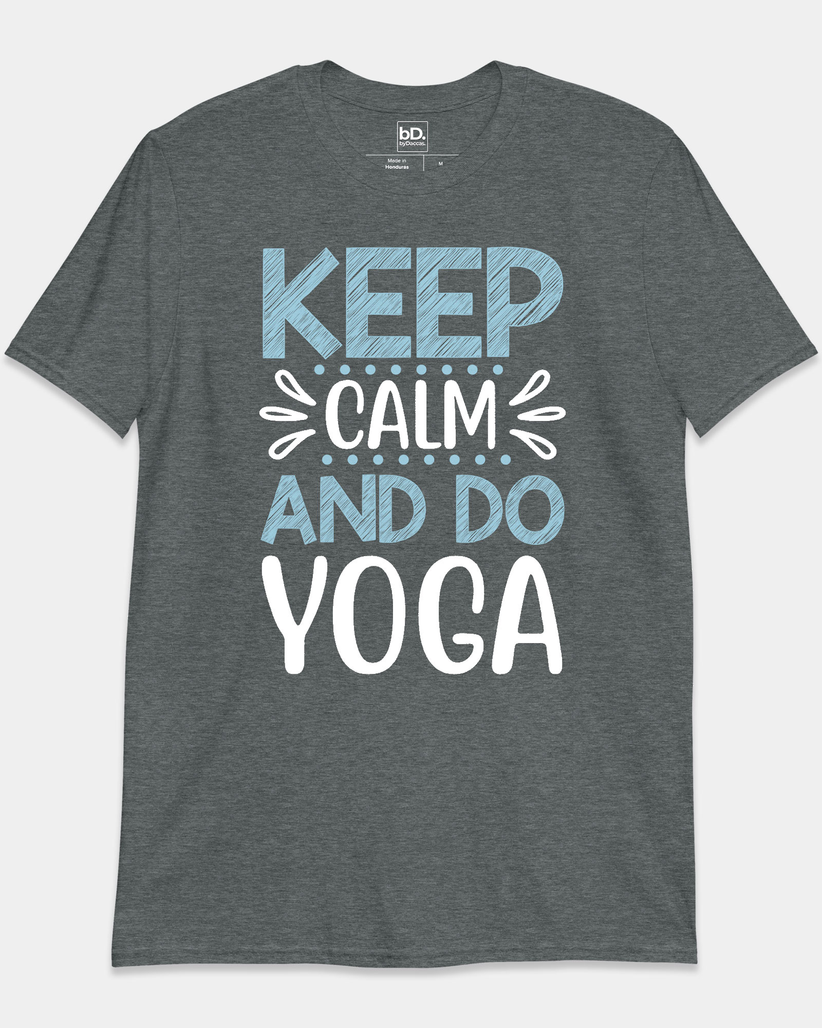 Keep calm and do yoga tshirt for men