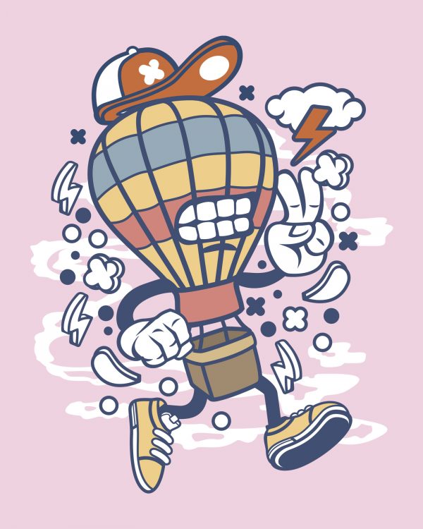 Air balloon design - Cartoon collection