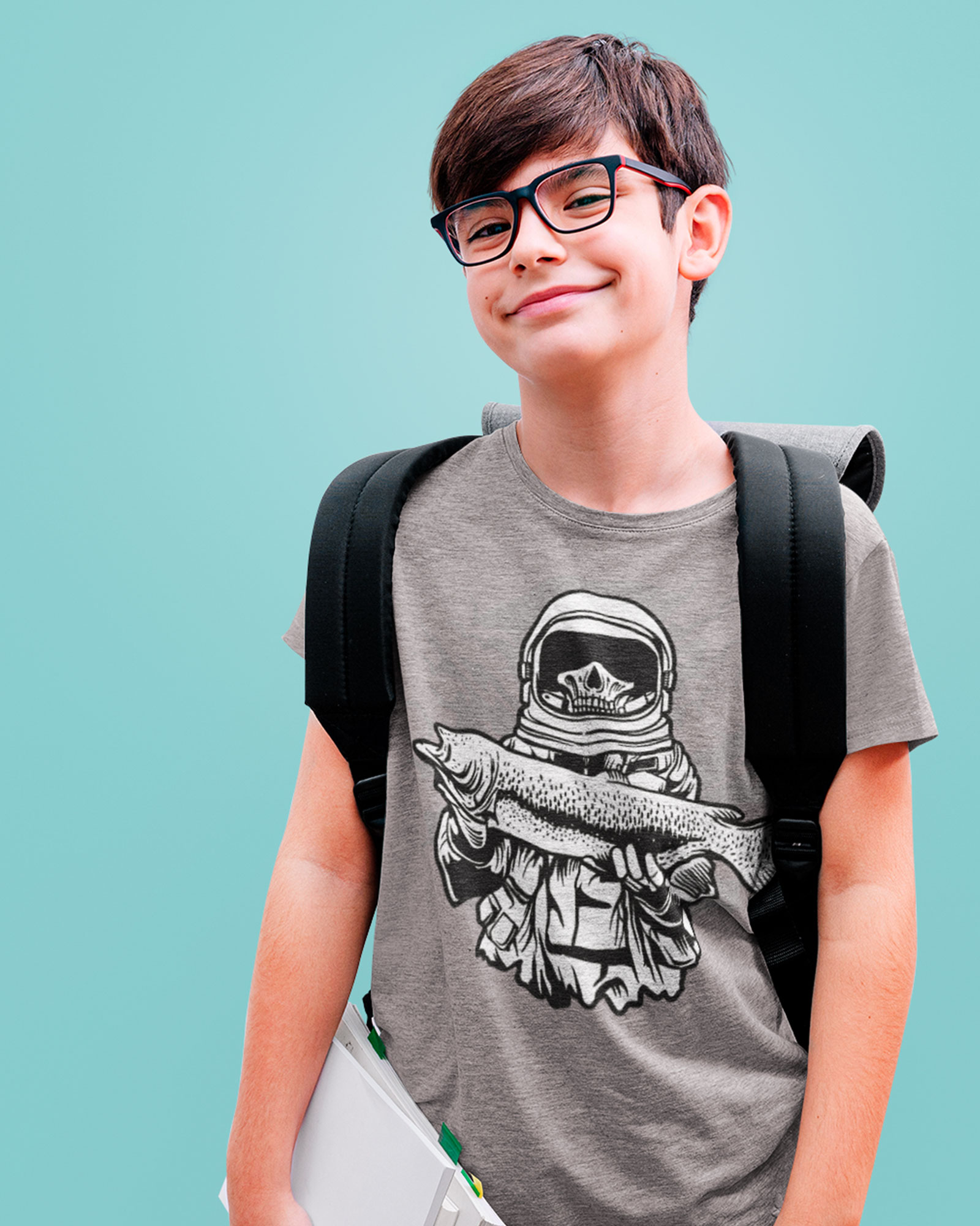 Fishing Astronaut | T-shirt for Boy