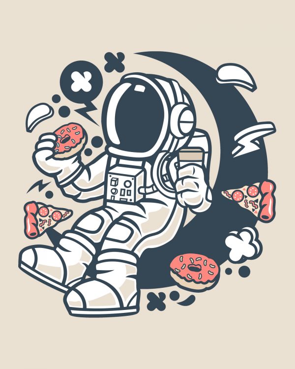 Astronaut coffee and donuts | Heather Dust