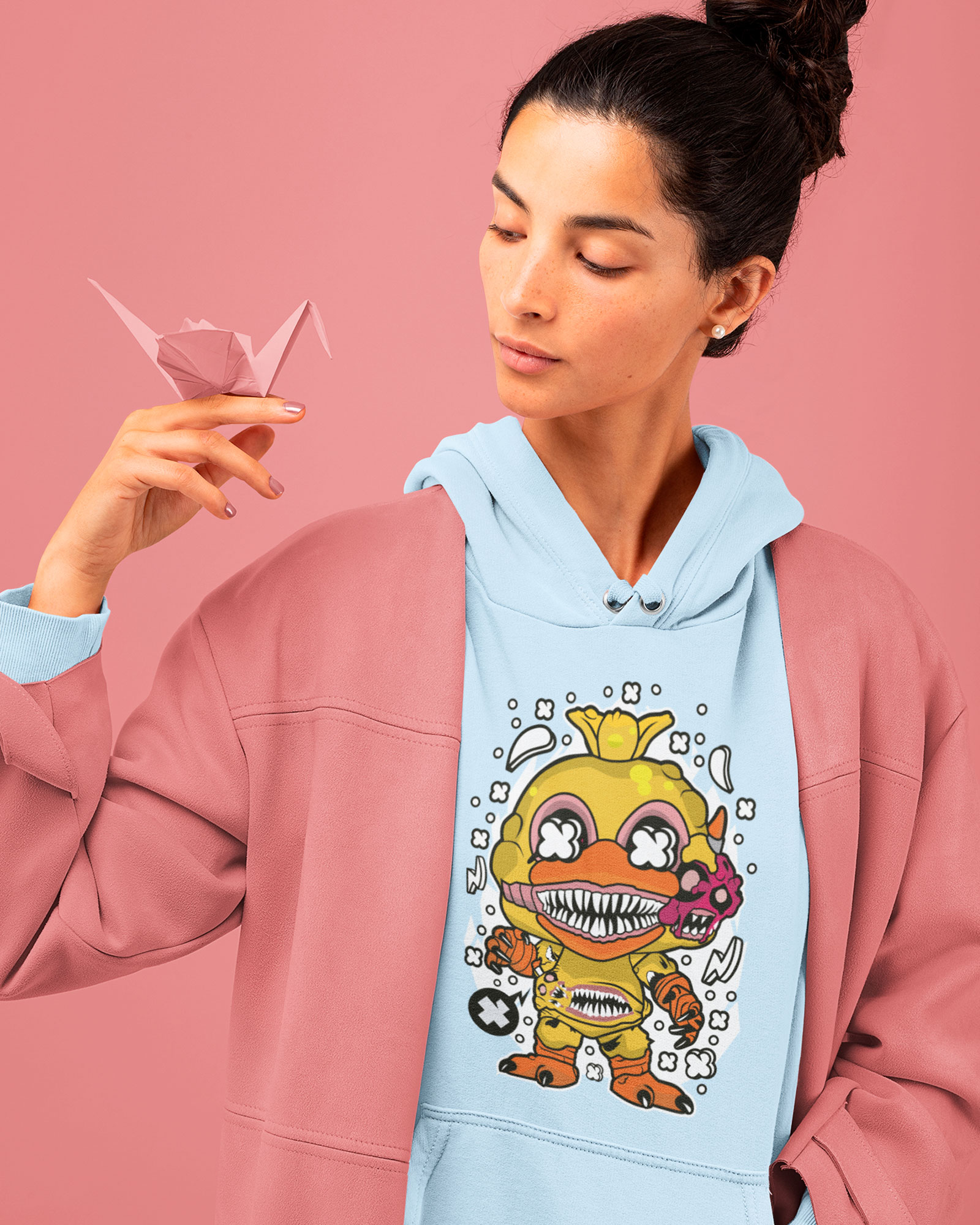 Twisted chica | Hoodie for woman