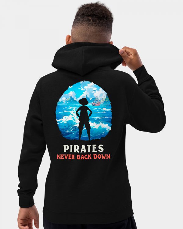 Never back down | Hoodie for boy