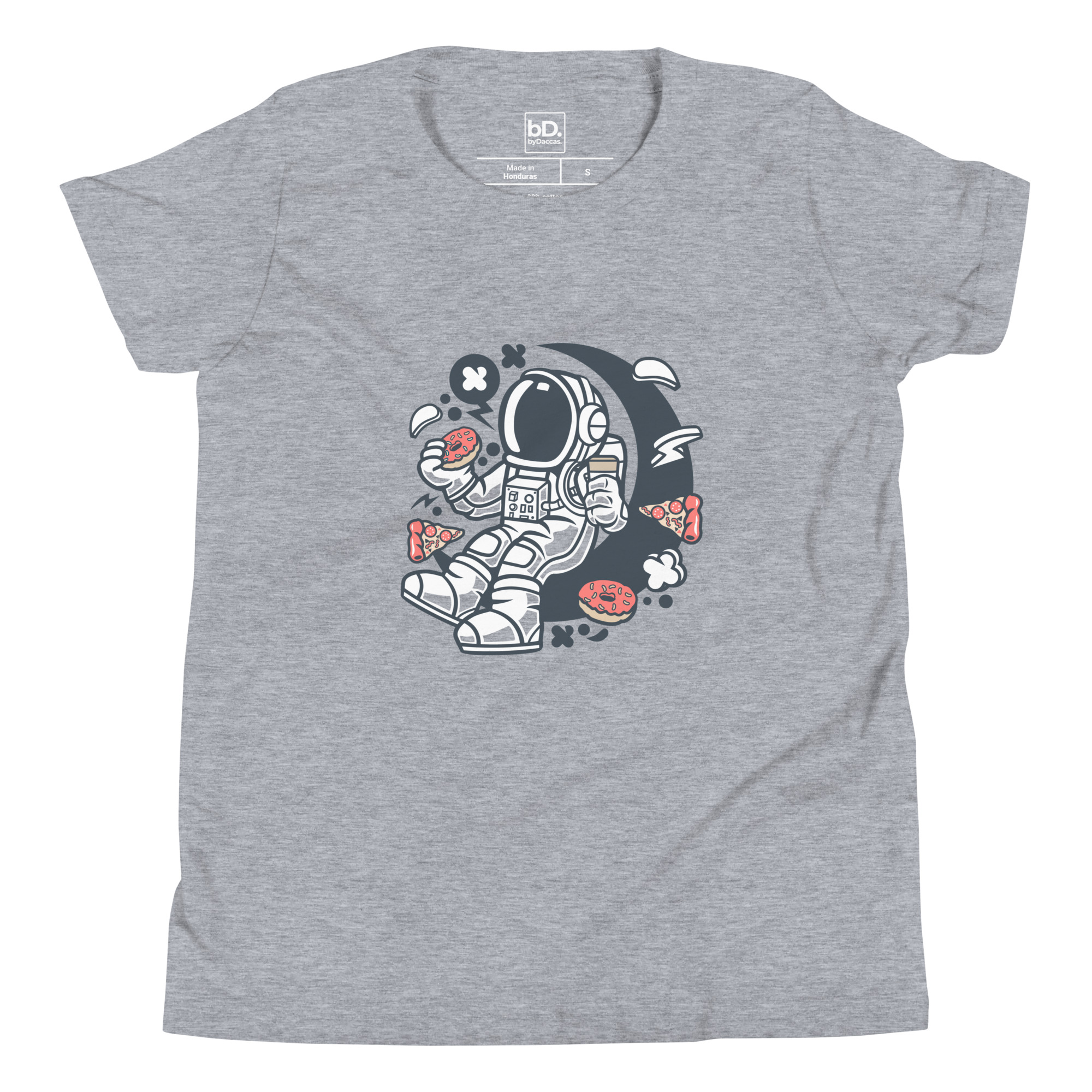 Astronaut Coffee And Donuts graphic t-shirt